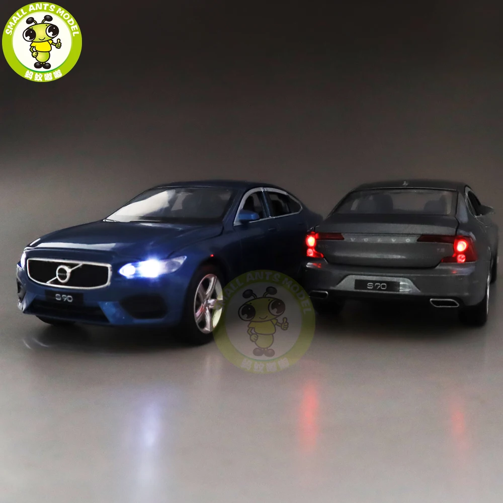 1/32 JACKIEKIM Volvo S90 литая модель автомобиля игрушки для детей Подарки для мальчиков девочек звуковое освещение