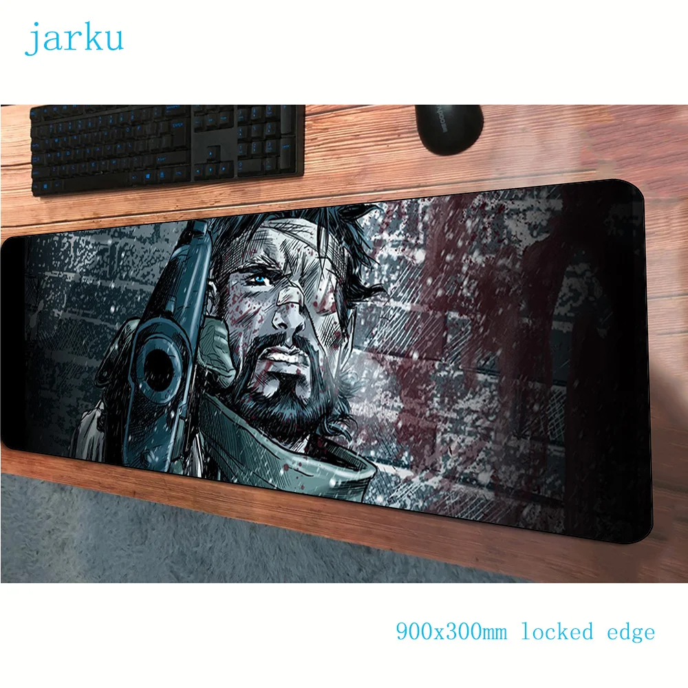 Популярный игровой коврик для мыши с изображением черепа 900x300x3 мм | Компьютеры и