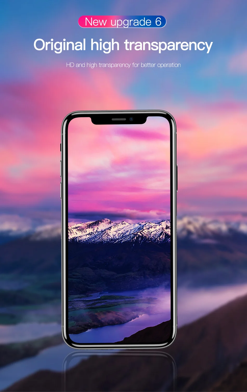 Baseus 0,2 мм Защита экрана для iPhone X 6D полное покрытие 9H закаленное стекло для iPhone X 10 переднее защитное стекло пленка