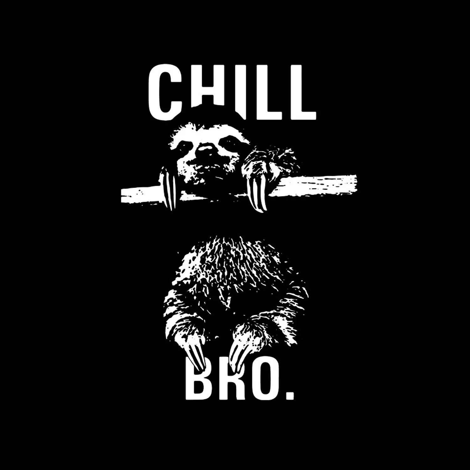 

2019 Funny Funny Sloth T-Shirt for Men - Chill Bro Summer Fashion Tee Shirt