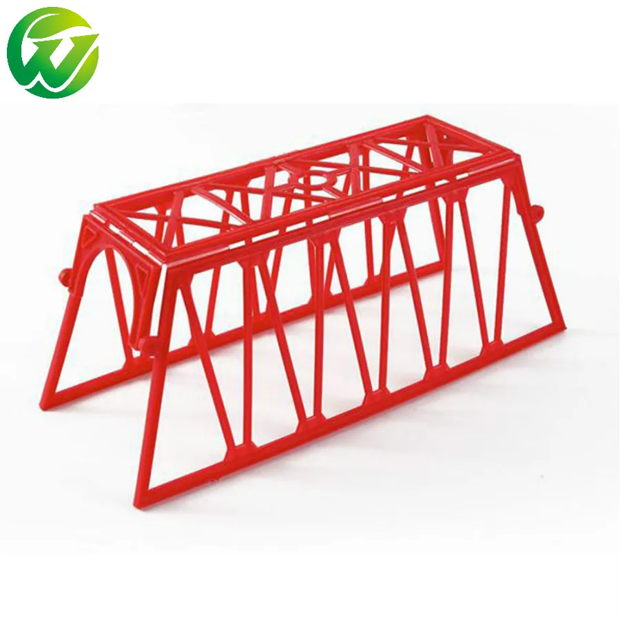 1:87 HO Scale Plastic Train Accessories Red Bridge Network Electric Rail Toys General Scenario Materials | Игрушки и хобби