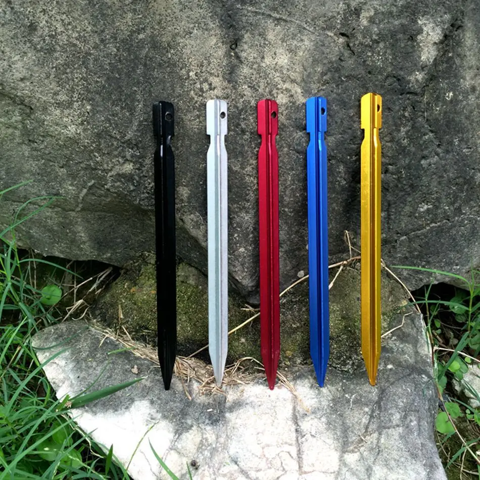 Колышки из алюминиевого сплава для палатки размером 18 см 50 шт.|peg nail|tent peg nailnail camping