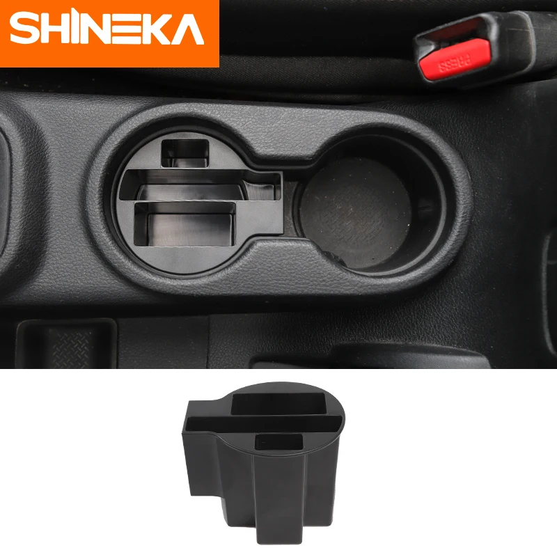 SHINEKA для Jeep Wrangler JK Автомобильный держатель напитков коробка хранения кошелек