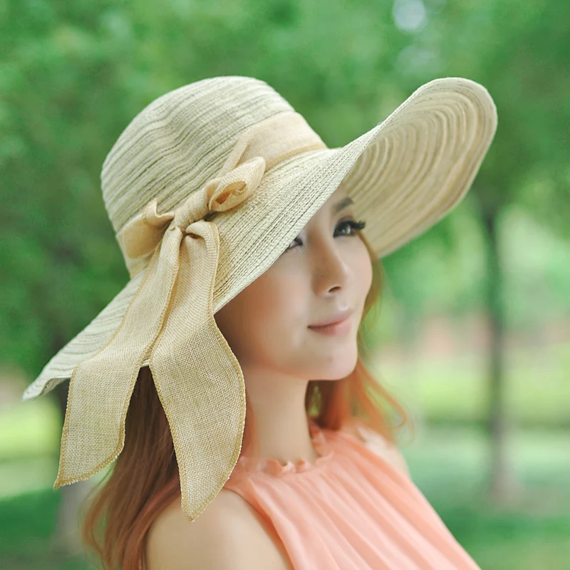 Вс Hat Взрослых Женщин Девушки Печати Активность Складной Уф-С долг Большой Пляж