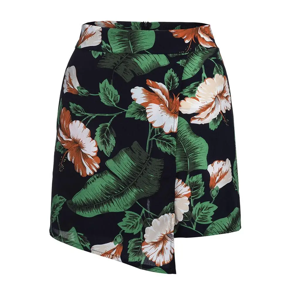 Женские летние шорты с цветочным принтом и высокой талией|Женские шорты| |