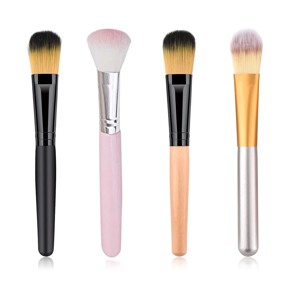 Горячая плоская кисть для макияжа HD нанесение Смешивания Жидкого крема щетка