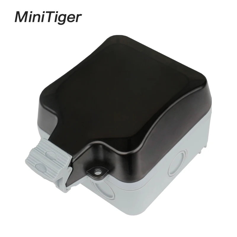 Minitiger IP66 водостойкая наружная настенная розетка 16A стандарт ЕС электрическая