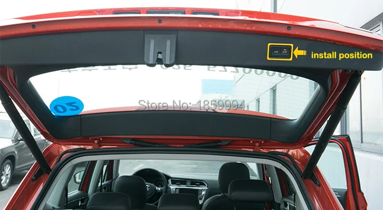 Электрический кнопочный колпачок для задней панели багажника VW Tiguan mk2 2017 2018 2019 |