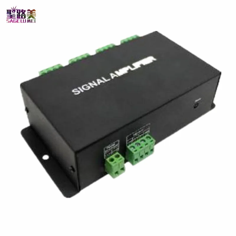 HC800 SPI ttl синхронизатор сигнала светодиодный Усилитель 12 В 24 в 8 каналов 8 каналов 8 портов выход для мечты цвет пиксель светодиодный светильник