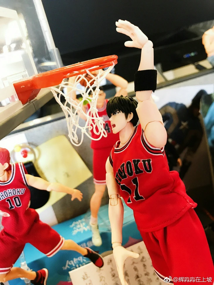 МакФарлейн NBA Slam Dunk баскетбольная стойка модель игрушка задняя доска Hanamichi Sakuragi Kaede Rukawa фигурка детские игрушки