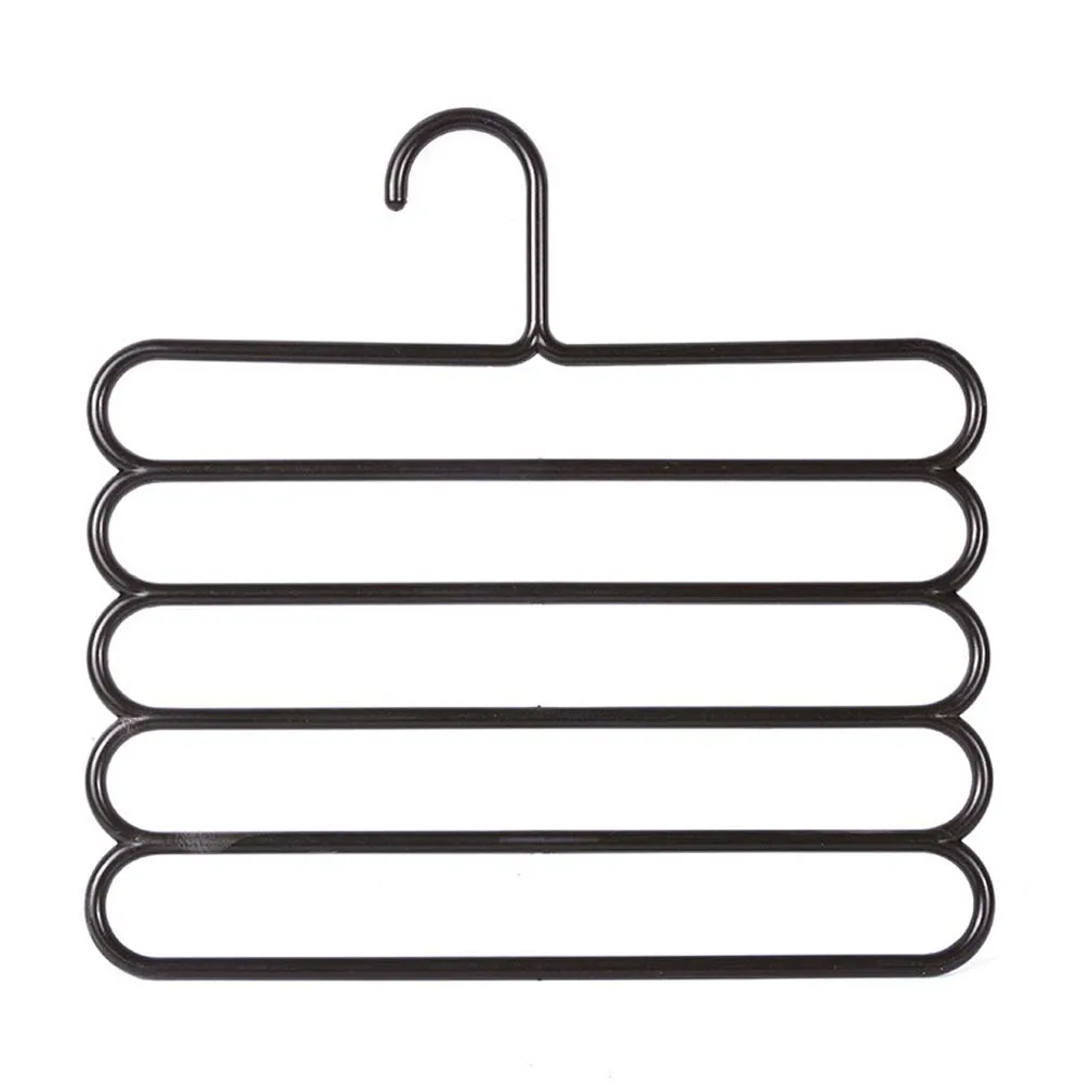 Вешалка из нержавеющей стали для галстука и держателя 1 шт. вешалка Флокированная Нескользящая шарф шаль отделка одежды