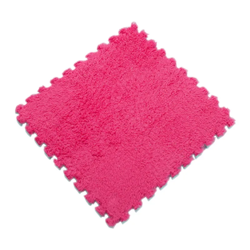 rose red Urijk напольный ковер, комбинированный ковер, дверной пол, для гостиной, покрытый татами, бархатный Детский мягкий ковер, игровой коврик - Цвет: rose red