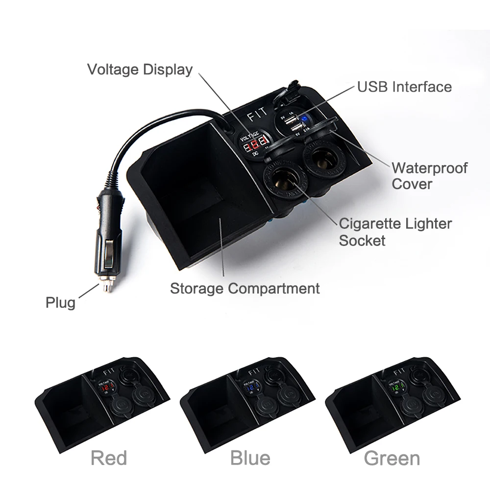 Зарядное устройство для прикуривателя 2 Переходник USB зарядки в машине 5 В/4 А Honda DC