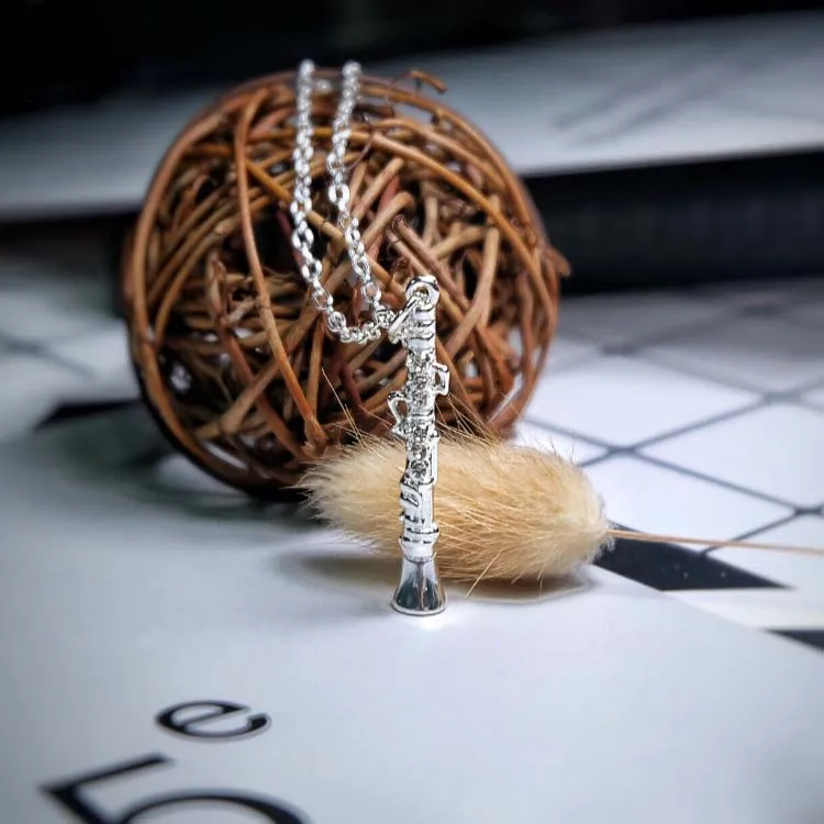 Цепочка с кулоном кларнет подарок на день рождения и Рождество 1 модный |