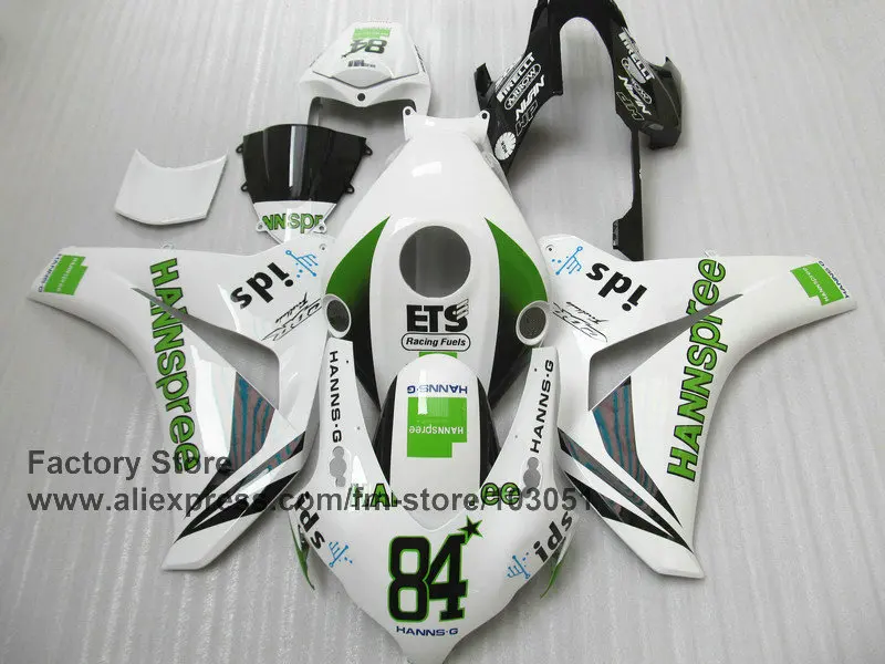 Зеленые детали обтекателя Для HONDA DREAM CBR 1000 RR 2008 2009 2010 2011 литьевая форма HANNSPREE