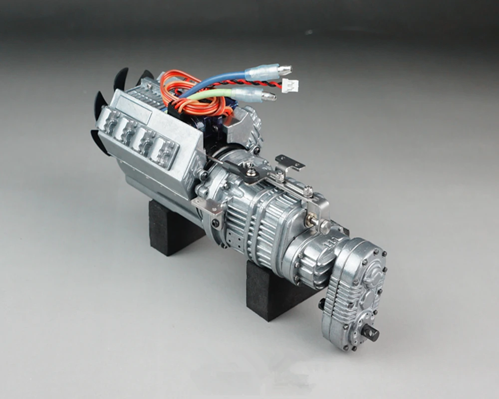 

New metal three block switch hydraulic transmission box for tamiya 1:14 scale remote control actros arocs scania MAN BEENZ volvo