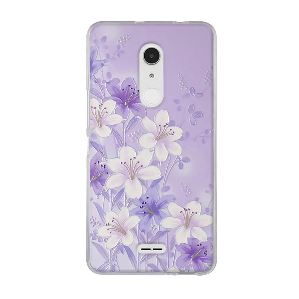 3D рельефный ТПУ чехол для Alcatel A3 XL 6 0 дюймов стерео окрашенный мягкий телефона s