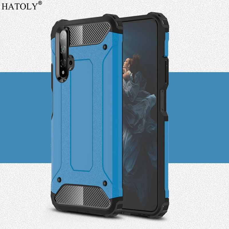 Чехол для Huawei Honor 20 противоударный прочный защитный чехол силиконовый бампер