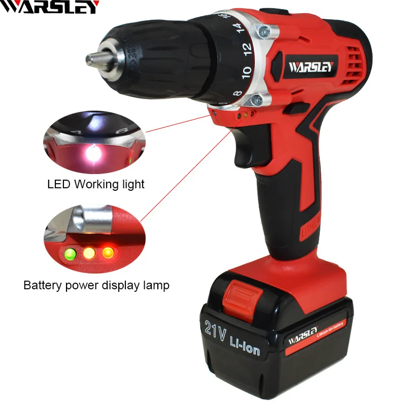 21v New Style Power Tools Drill Electric Screwdriver Cordless Mini Batteries | Инструменты