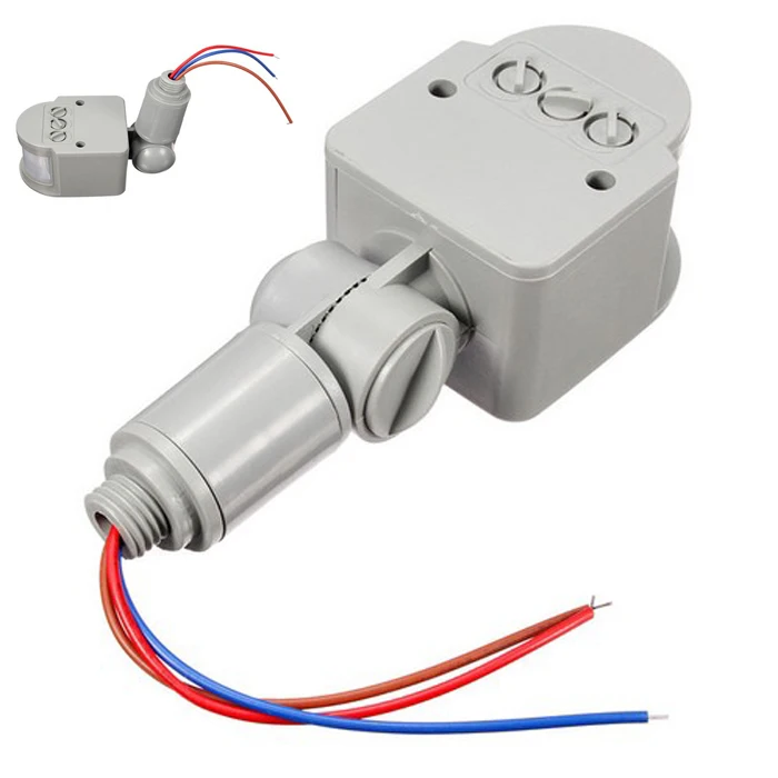 Горячая Распродажа 12M Серый ABS экологический регулируемый светодиодный наружный