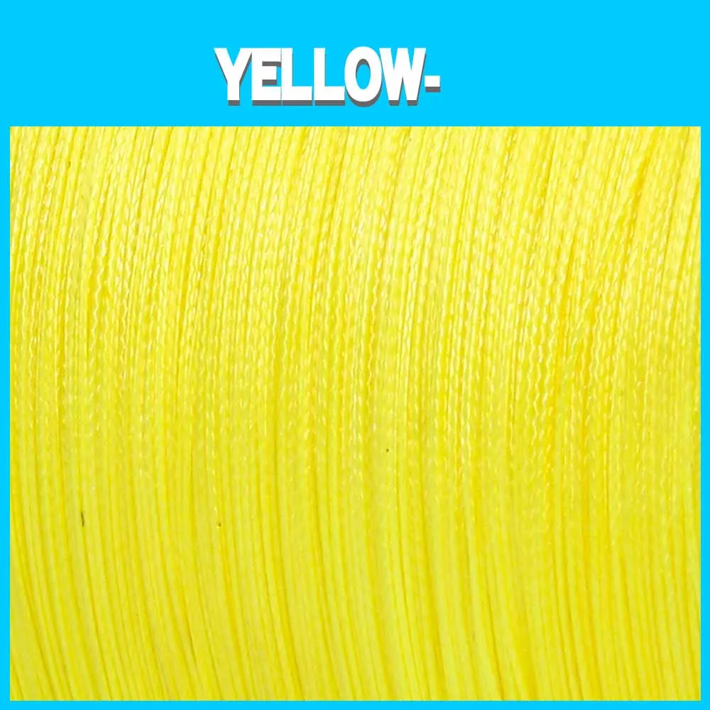 PE fishing line YELO BAKAWA леска для ловли карпа супер прочная 8 оплетка 4 нити плетеный PE мультифиламенто шнур для ловли нахлыстом Экстремальная сеть sea x - Цвет: PE fishing line YELO