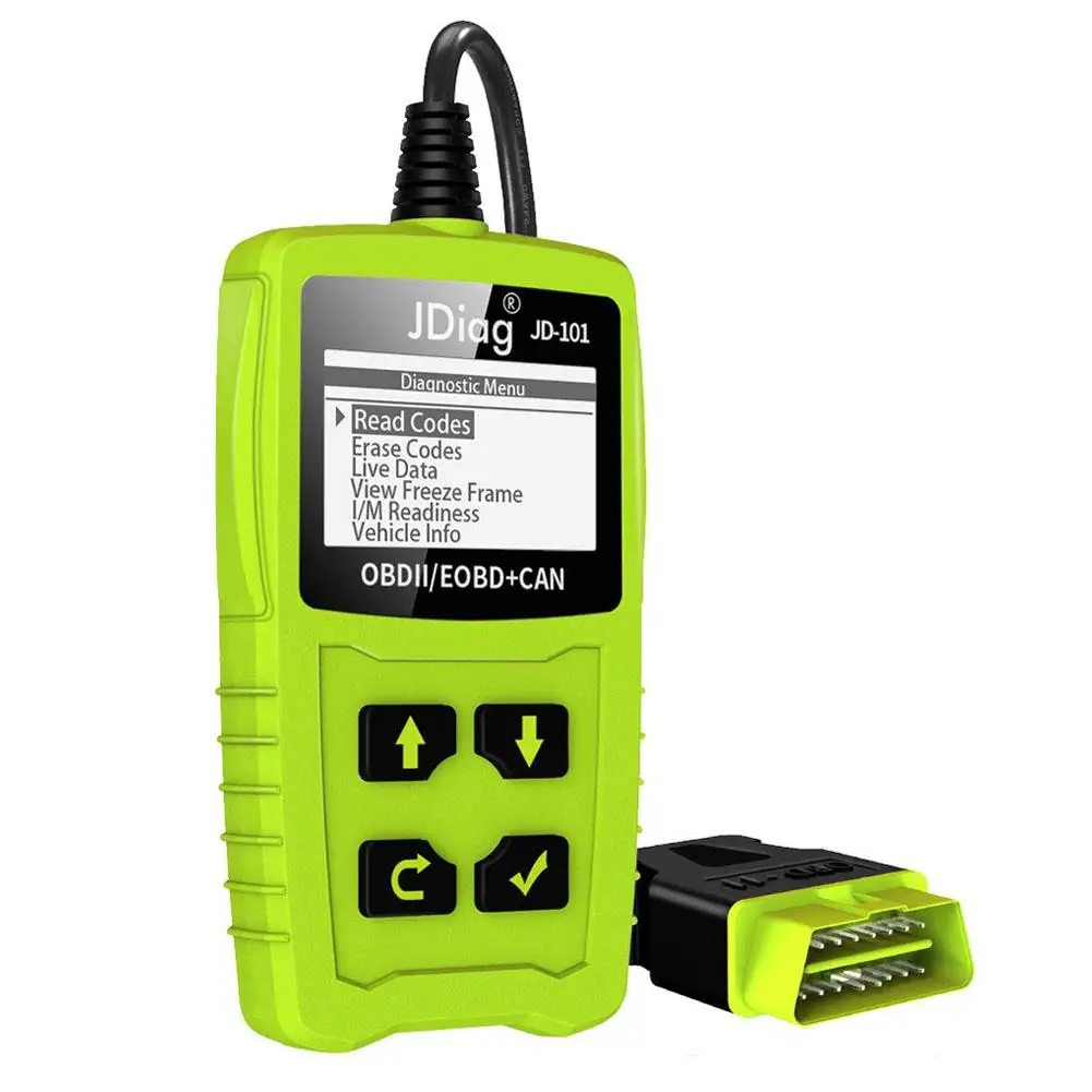 Диагностическое устройство OBDII EOBD AL519 для автомобиля сканер кодов OBD считыватель