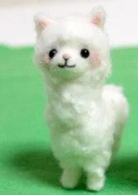 Alpaca 1 Милый набор животных из альпаки из мультфильма, шерстяной набор для рукоделия, войлочная игла для украшения, рукоделие, ручная работа - Цвет: Alpaca 1