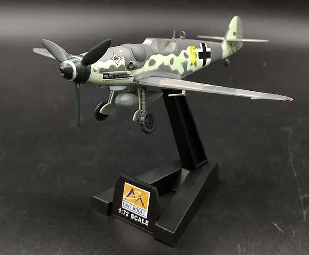 WWII German Messerschmitt Bf-109G-6 JG53 1945 1/72 не diecast easy model