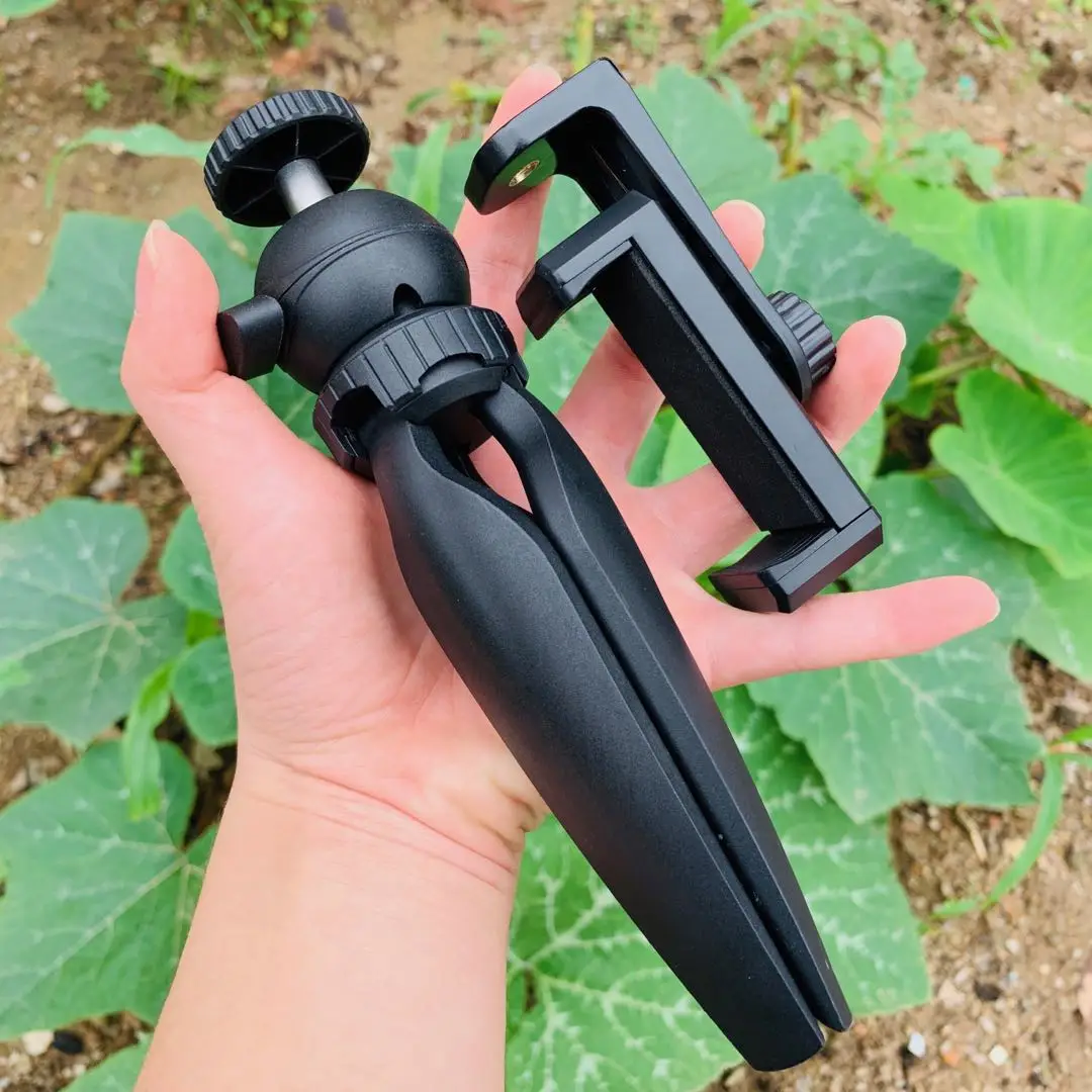 XILETU XS-20 Vlog Мини Гибкий Настольный штатив подставка для камеры смартфонов со съемной шаровой головкой