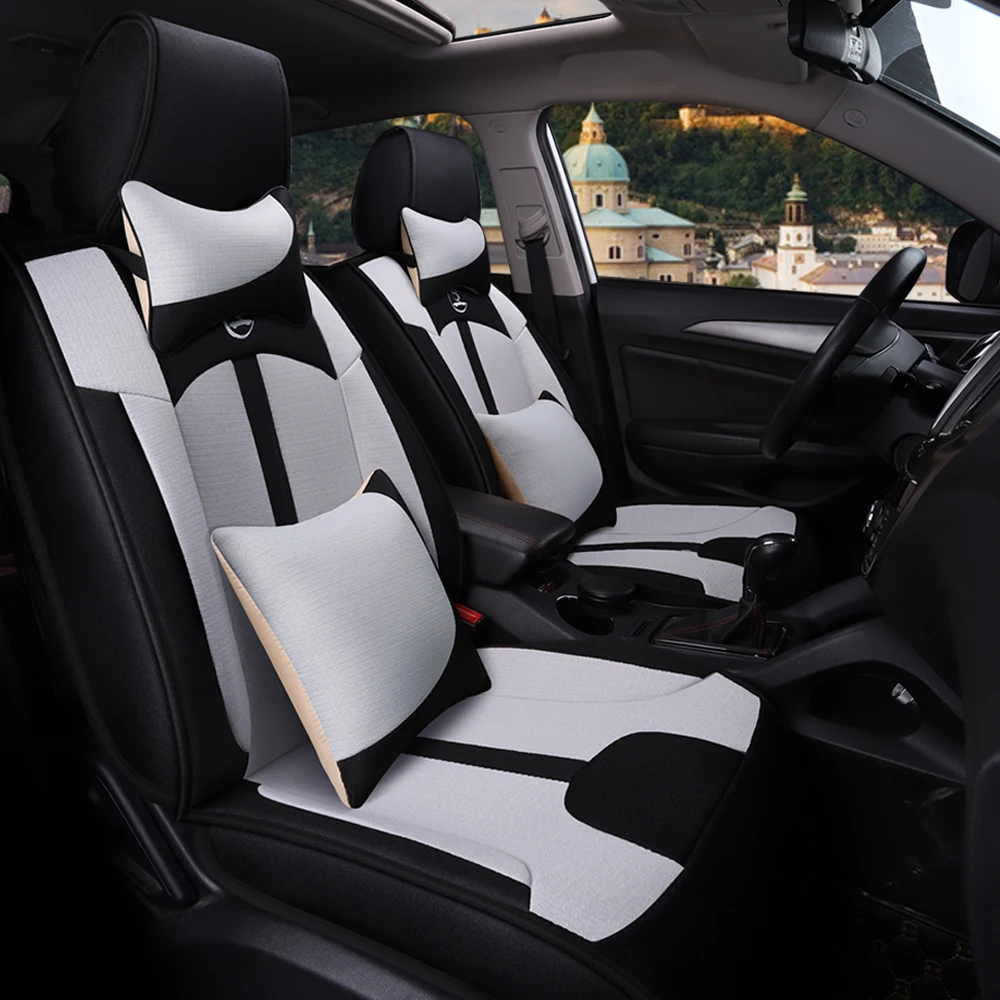 Автомобильные чехлы на сиденья для hyundai creta ix25 elantra i30 Fastback i40 ix35 KONA santa fe solaris sonata