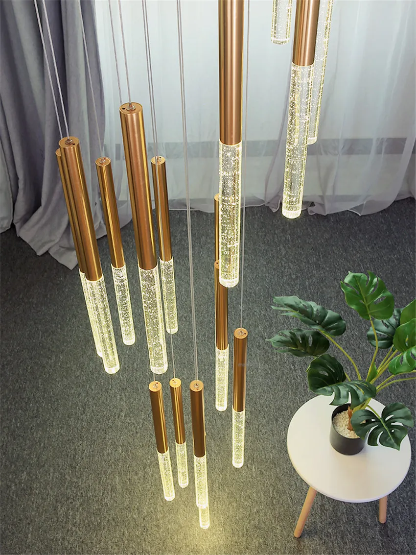 Современное освещение Лофт роскошный кристалл LED подвесной светильник в