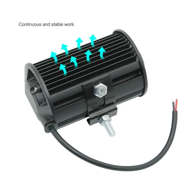 72 Вт светодиодный рабочий свет бар 10800LM 12V 24V 5 дюймов супер яркий 24 LED прожектор
