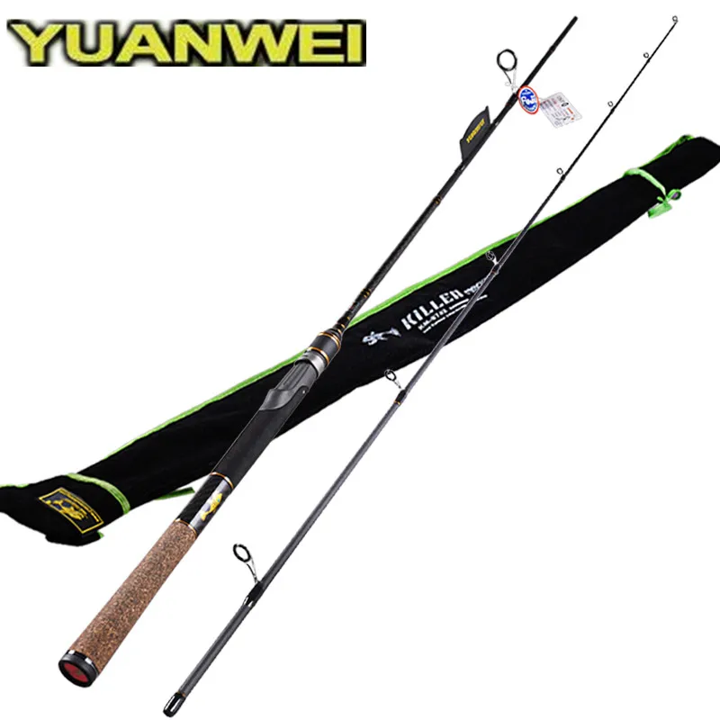 

YUANWEI Spinning Rod 2 Secs 1.98m/2.1m M Power IM7 Carbon 99% FUJI Accessories Lure Fishing Rods Vara De Pesca Carp Fishing Olta