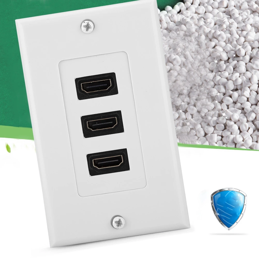 Зарядное устройство с 3 usb-портами для HDMI HD видео Панель гнездо usb-хаб адаптер розетки