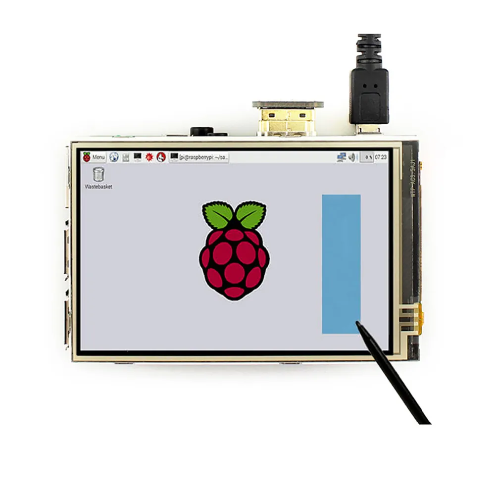 Raspberry Pi 3 b+ 60Fps 3,5 дюймов сенсорный экран 320x480-1920x1080 HDMI ips дисплей монитор для Raspberry Pi 3 Model B+/3B/2B/b