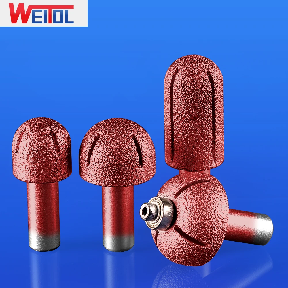 WeiTol 1 шт. Алмазная эмульсия кожух бит круглые нижние фрезы каменные гранитные