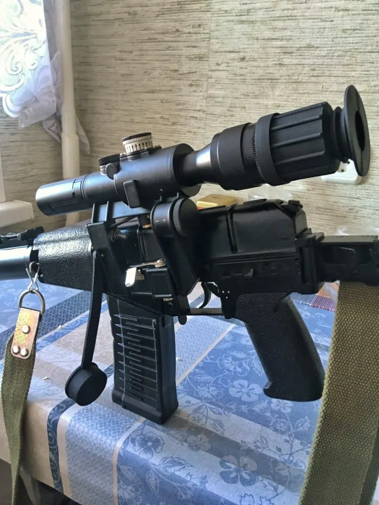 Ohhunt тактический Красный с подсветкой 4x24 PSO-1 Тип прицел для драконов SVD снайперская винтовка серии АК прицел для охоты