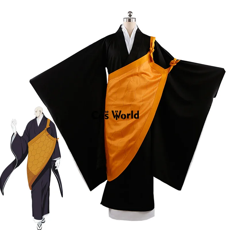 Костюм кимоно Land of the lustratus Master Kongo Cassock Плащ Униформа Костюмы для костюмированной
