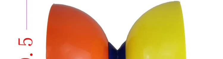 Высокое качество двухцветная классическая китайская йо-йо и палка для рук пластиковая чаша Diabolos жонглирование детские игрушки подарки для игр на открытом воздухе