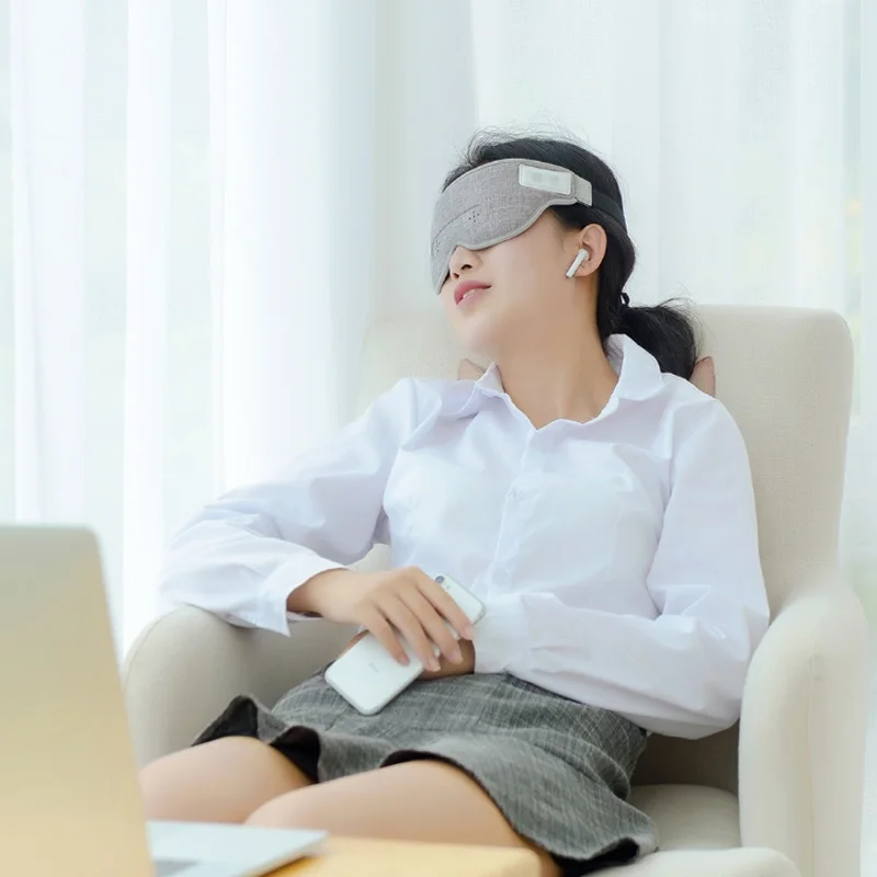 Xiaomi Mijia Air Brain Wave Sleeply маска для глаз Рабочий Ланч-брейк сон в путешествиях bluetooth-соединение смарт-Обнаружение сна