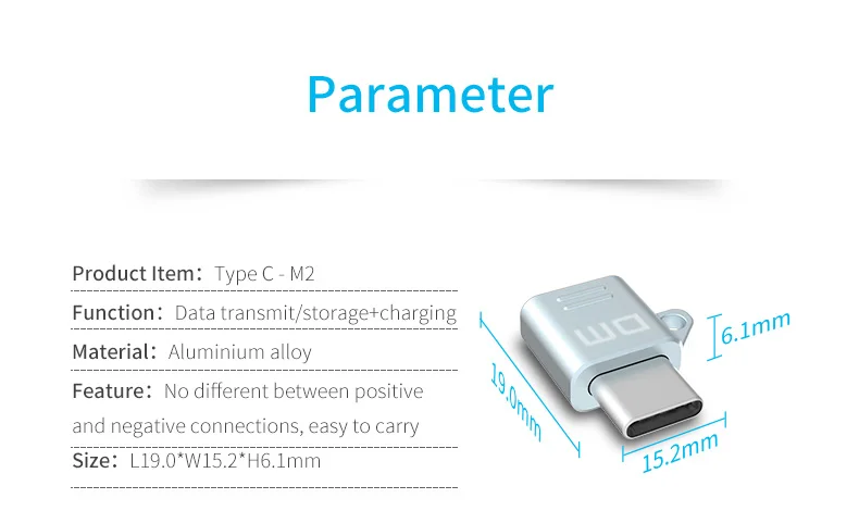 DM Micro USB Женский Тип C-M2 Мужской Порт OTG зарядный адаптер конвертер-соединитель для huawei Xiaomi LG sony таблетки