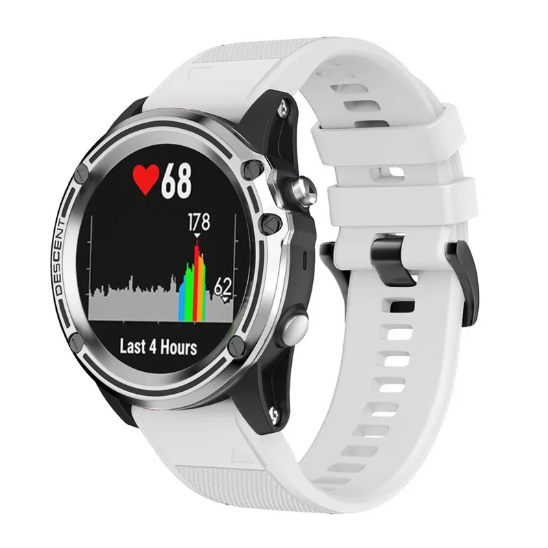 26 22 20 мм ремешок для часов Garmin Fenix 5X 5 5S 3 3HR D2 S60 GPS часы быстросъемный силиконовый