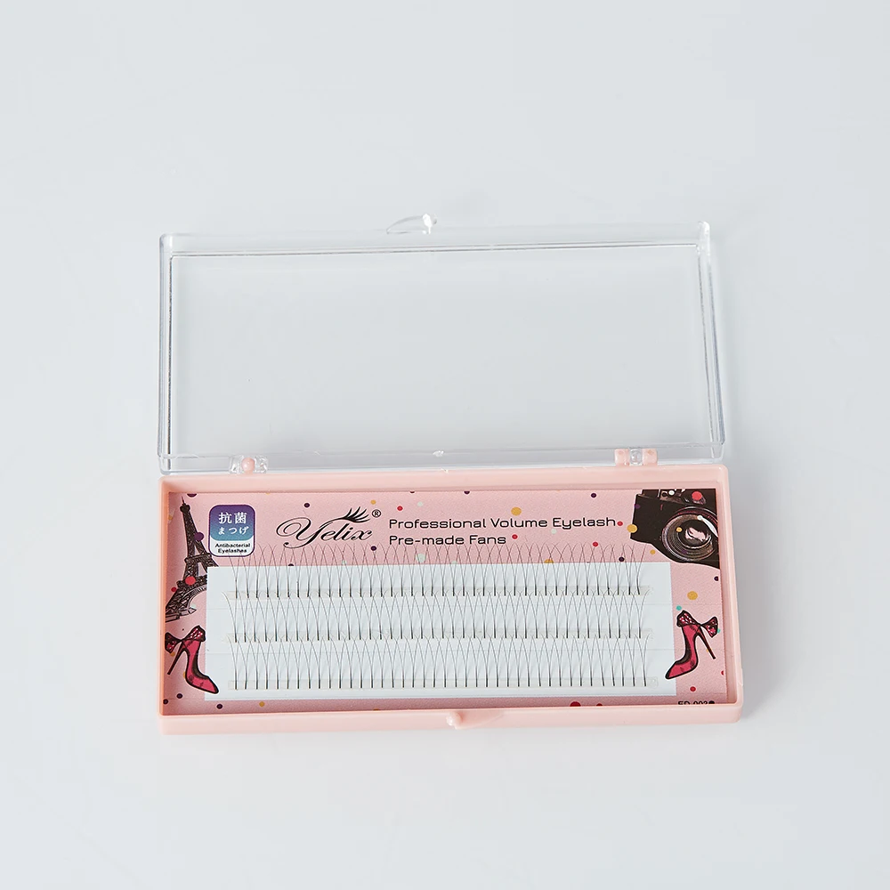 Индивидуальные русские объемные ресницы для наращивания 2D пучки ресниц длинный