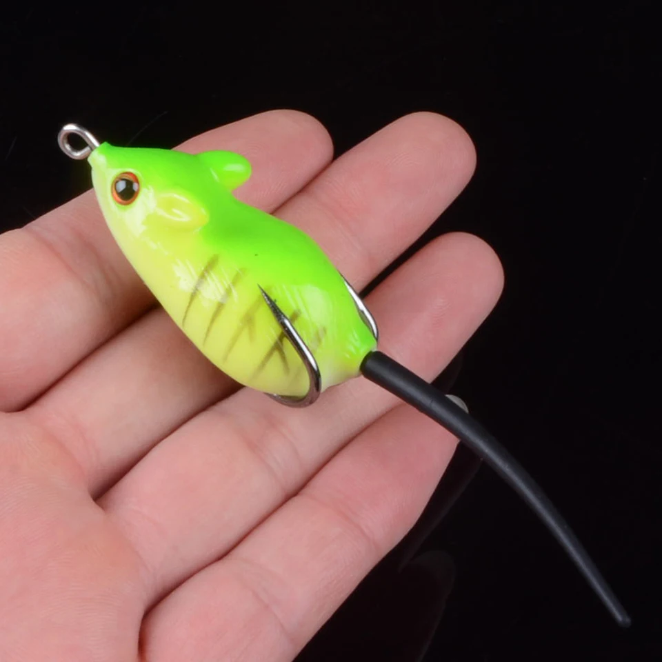 Topwater Mouse воблер рыболовная приманка 5 см 8 г мягкая силиконовая наживка с