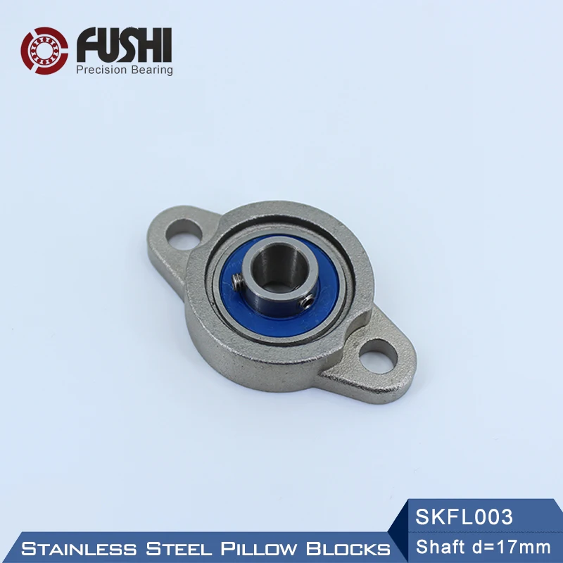 SKFL003 подшипник вал 17 мм (1 шт.) SSKFL003 подушка из нержавеющей стали Блок S KFL003