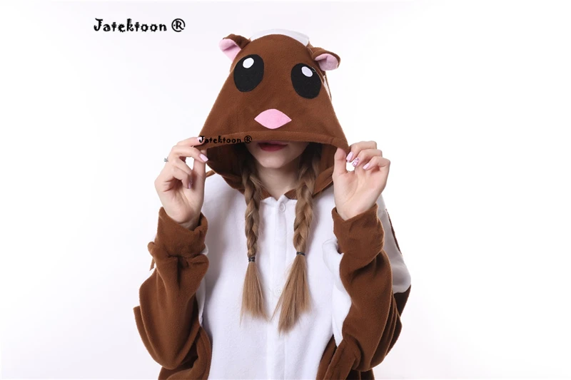 Забавный комбинезон для взрослых унисекс Flying Squirrel (белка-летяга) Мягкий сна
