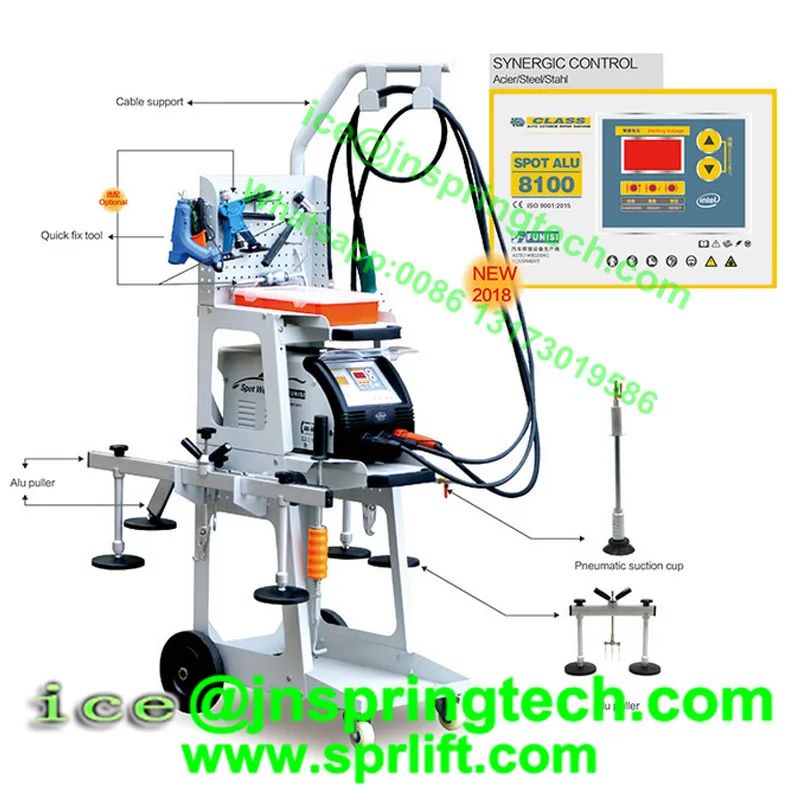 С помощью многофункциональной алюминиевой машины для ремонта кузова или