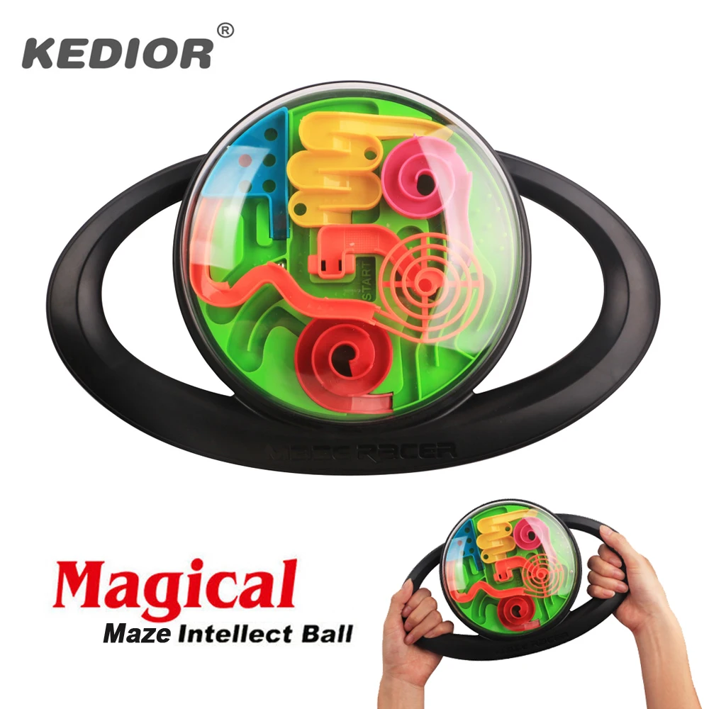 Новинка 2020 магический руль Интеллектуальный 3D лабиринт шар для детей