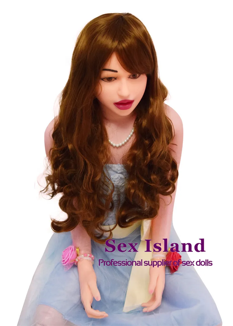 Japanese Lifelike Half Solid Inflatable Oral Sex Dolls For Male Masturbation Toy Silicone Anal and Vagina Love |