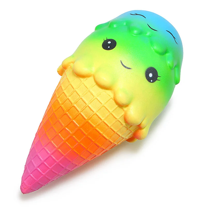 22 см 150 г Jumbo Squishy красочный ролик для мороженого медленно поднимающийся мягкий